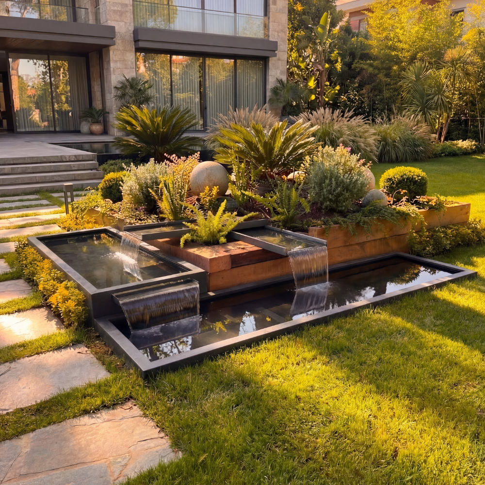 Garden Water Features – Damla Waterfall Designs