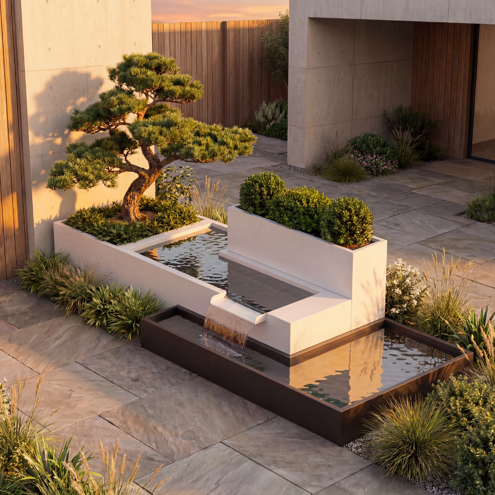 Modular Garden Waterfalls – Damla Waterfall Designs