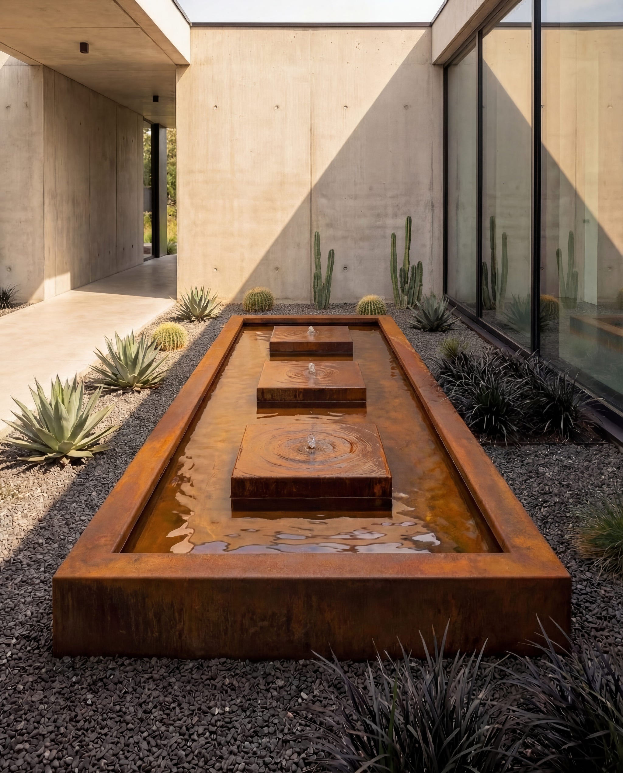 KYSB-Pathway Corten Architectural Waterway