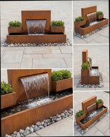 DS200 Corten Architectural Symmetrical Waterfall