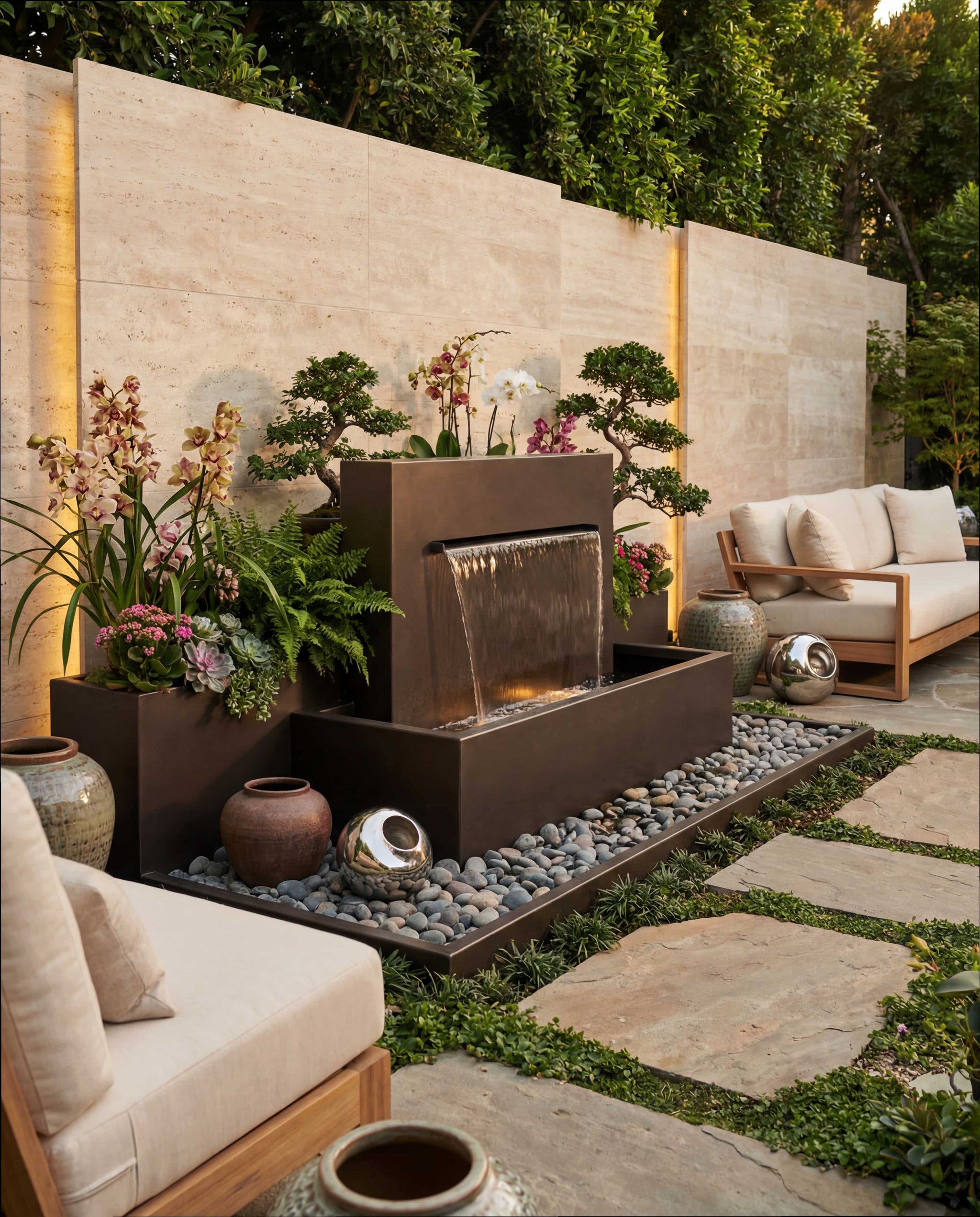 DS100 Architectural Garden Waterfall