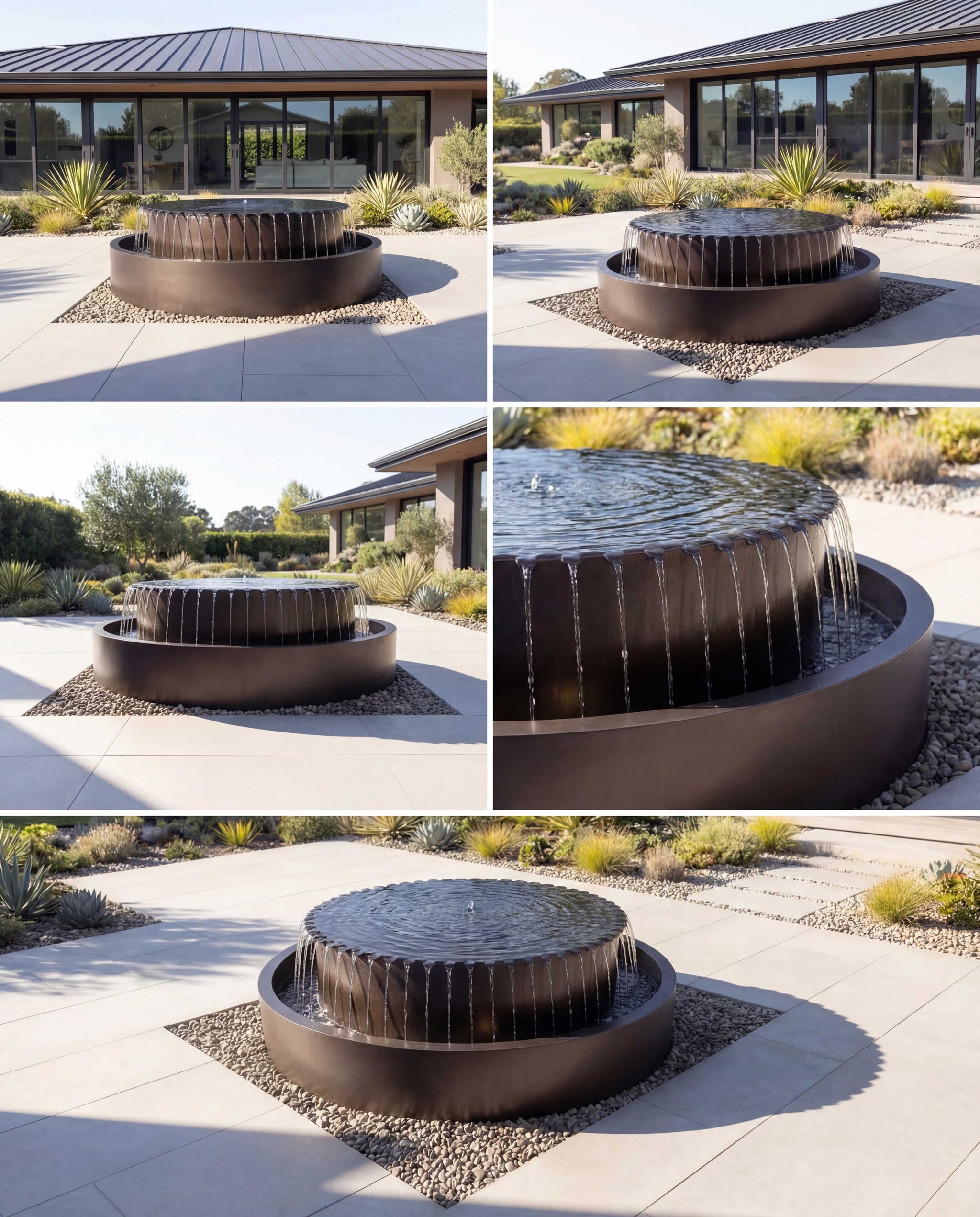 TOS Architectural Infinite Sphere Waterfall