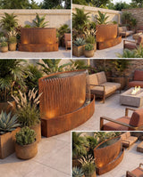 TKS Corten Architectural Rain-Fall Waterfall