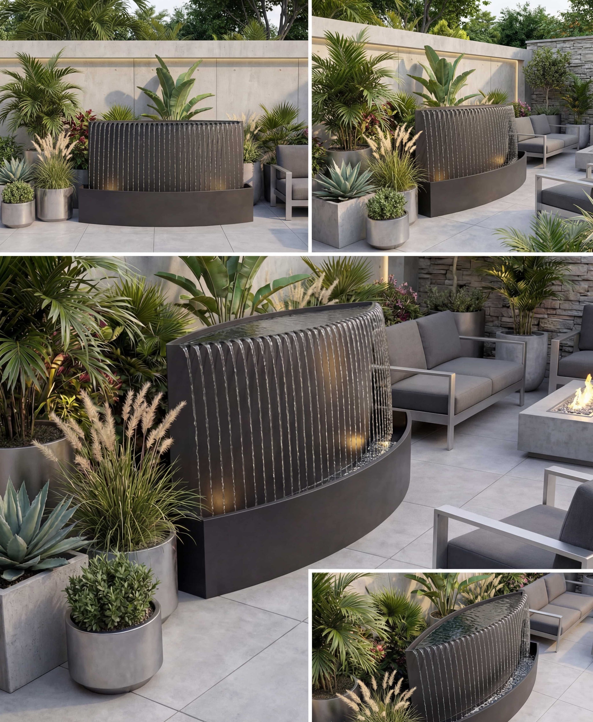 TKS Architectural Rain-Fall Waterfall