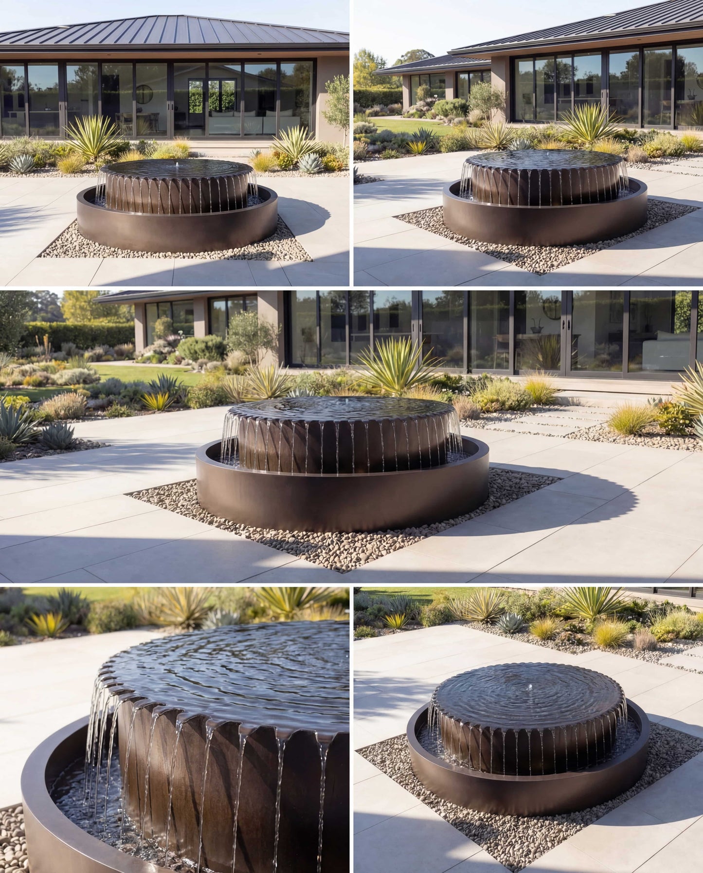 TOS Architectural Infinite Sphere Waterfall